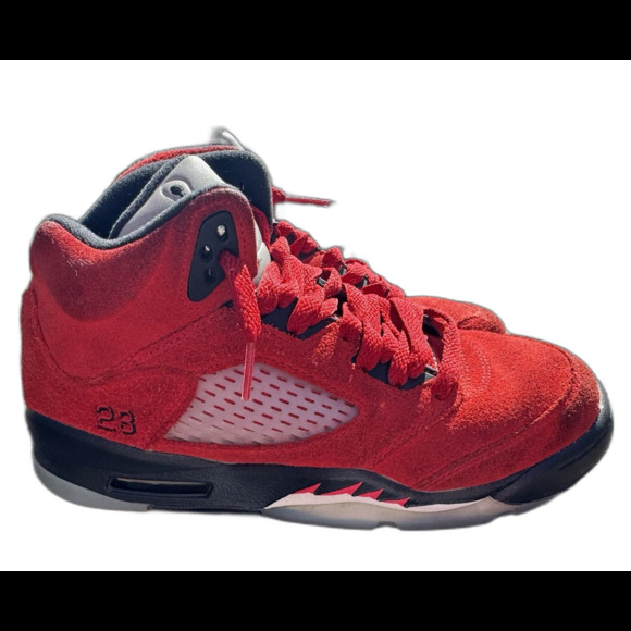 Air Jordan 5 GS Raging Bulls 440888-600 Size 5Y Gently Used - Picture 8 of 12